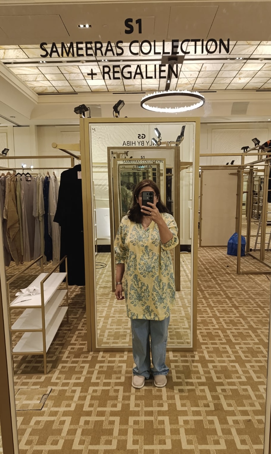 Ms. Sameera Saleem at the Sameera's Collection boutique, Liberty Mall Lahore